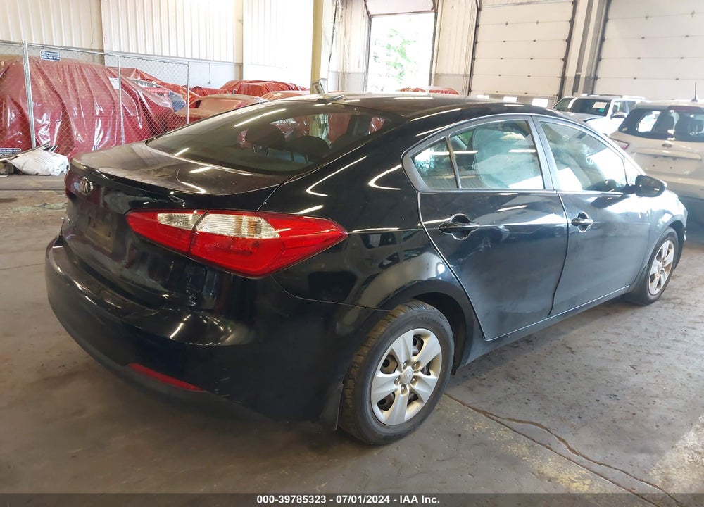 2016 KIA FORTE LX VIN: KNAFK4A67G5595812