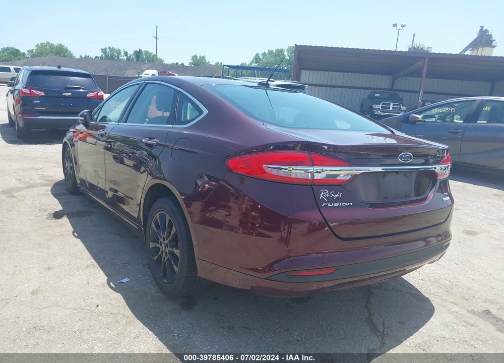 2017 FORD FUSION SE VIN: 3FA6P0HD3HR129123