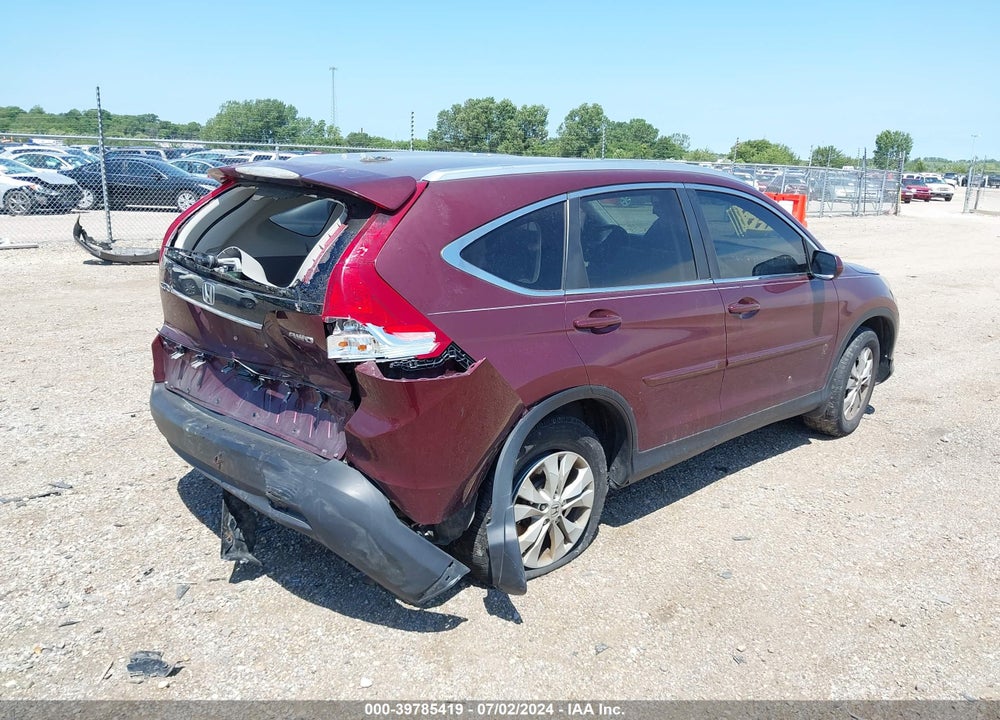 2013 HONDA CR-V EX-L VIN: 5J6RM4H76DL002757