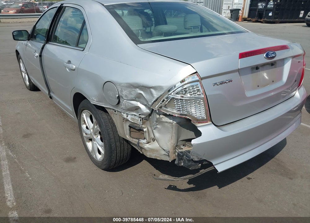 2012 FORD FUSION SE VIN: 3FAHP0HA8CR346125