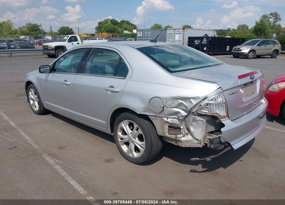 2012 FORD FUSION SE VIN: 3FAHP0HA8CR346125