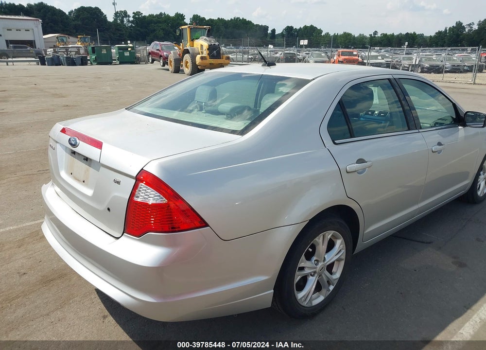 2012 FORD FUSION SE VIN: 3FAHP0HA8CR346125