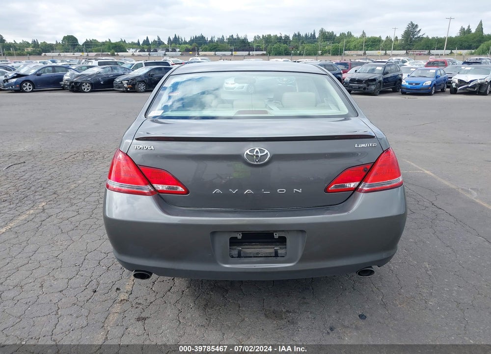 2006 TOYOTA AVALON LIMITED VIN: 4T1BK36B56U093916