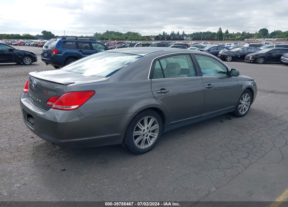2006 TOYOTA AVALON LIMITED VIN: 4T1BK36B56U093916