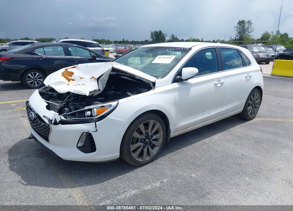 2018 HYUNDAI ELANTRA GT SPORT VIN: KMHH55LC6JU029354