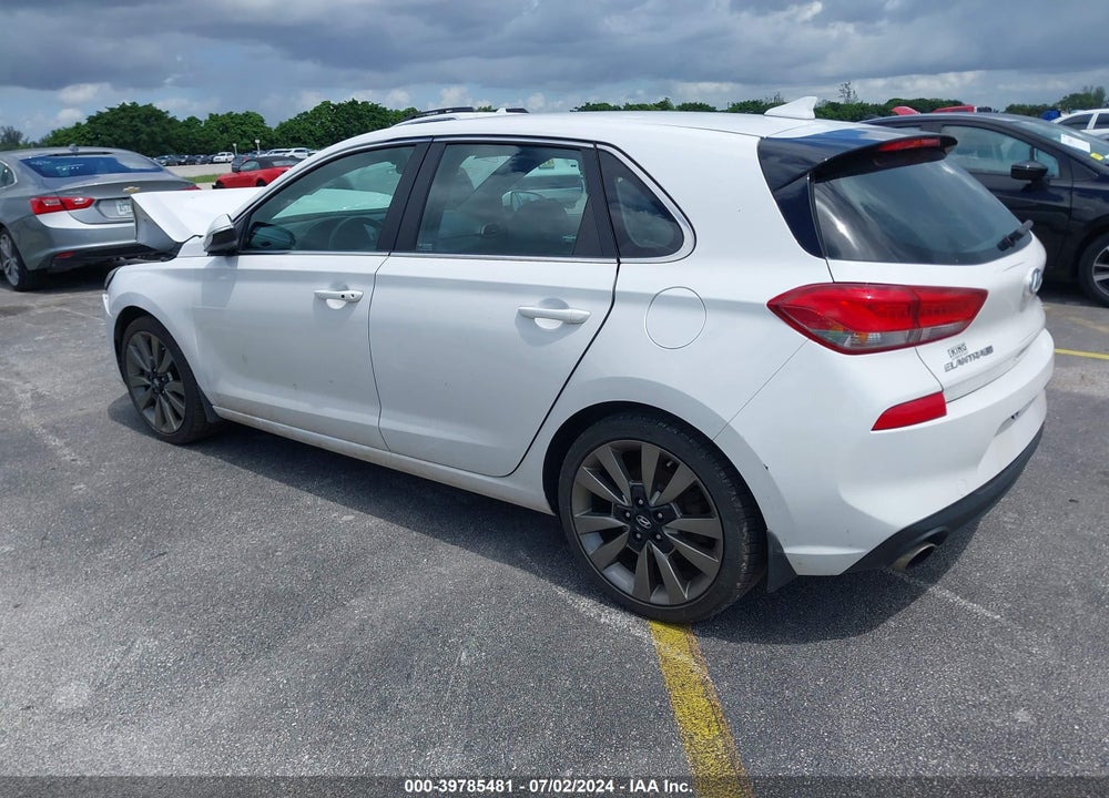 2018 HYUNDAI ELANTRA GT SPORT VIN: KMHH55LC6JU029354