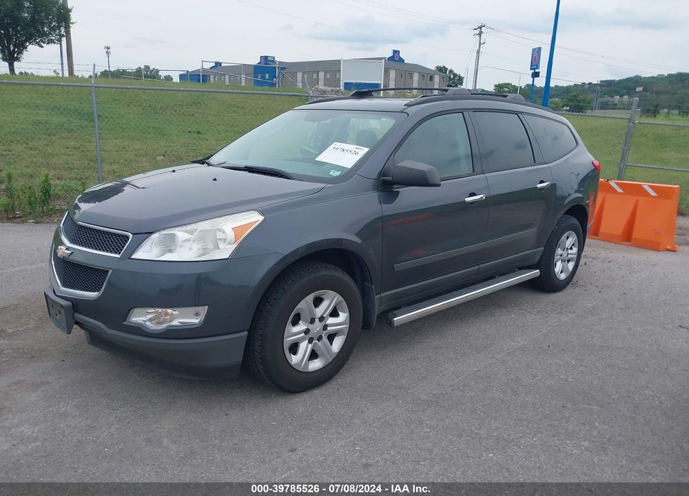 2012 CHEVROLET TRAVERSE LS VIN: 1GNKREED0CJ409242