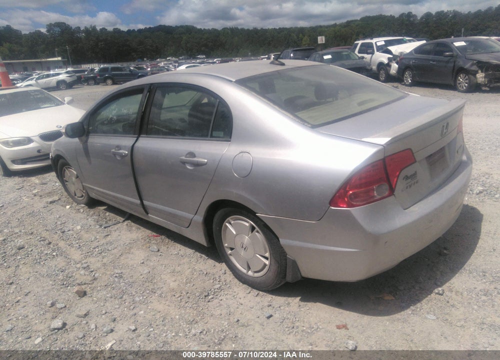 2008 HONDA CIVIC HYBRID VIN: JHMFA36258S017439
