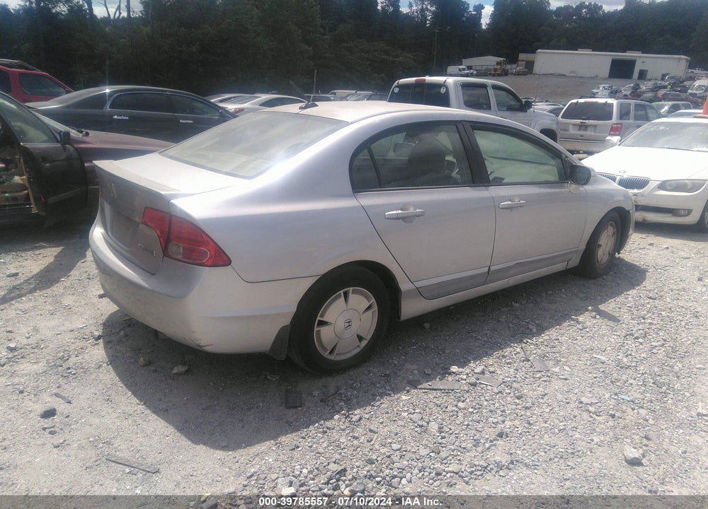 2008 HONDA CIVIC HYBRID VIN: JHMFA36258S017439