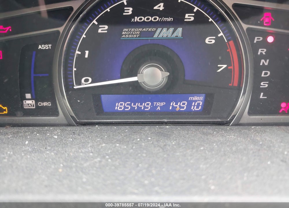 2008 HONDA CIVIC HYBRID VIN: JHMFA36258S017439