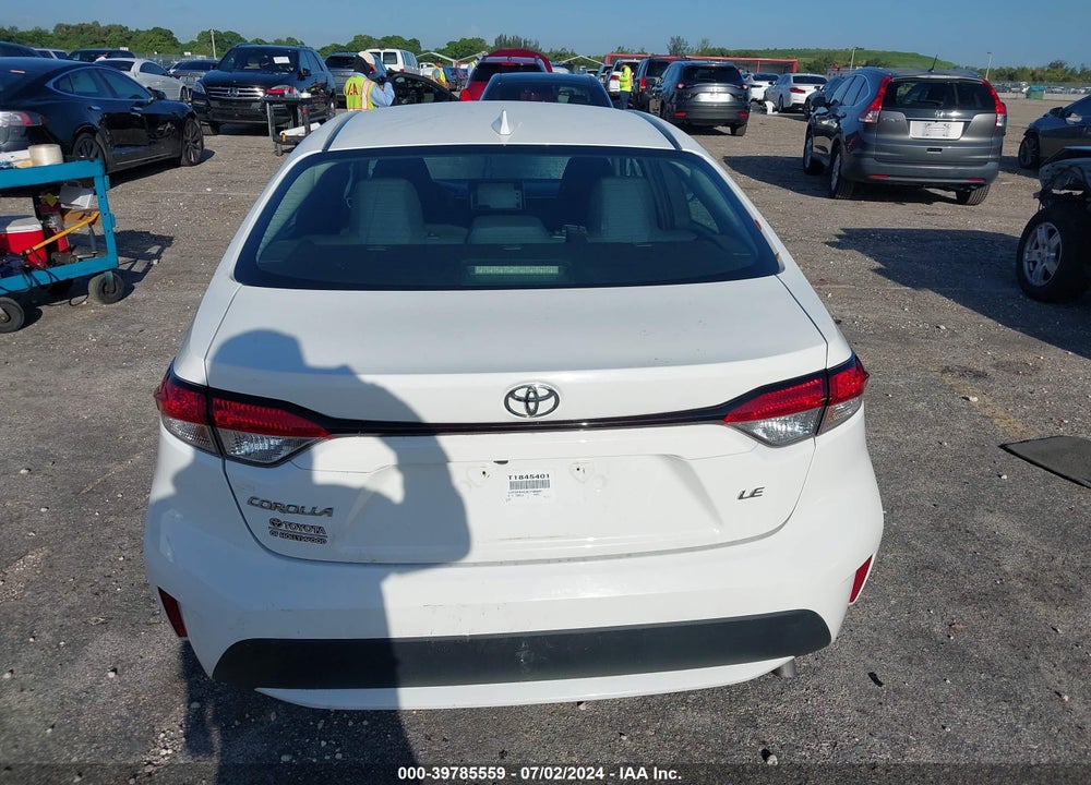2020 TOYOTA COROLLA LE VIN: 5YFEPRAE9LP089061