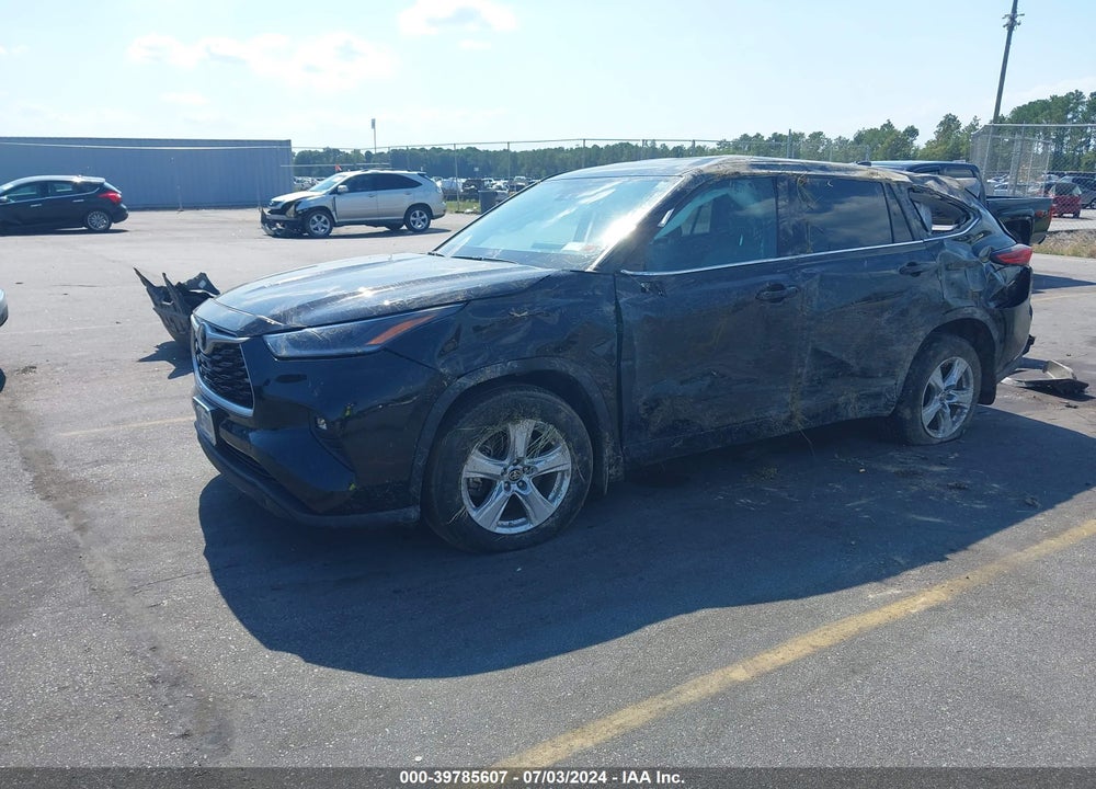 2021 TOYOTA HIGHLANDER LE VIN: 5TDBZRBH0MS133527