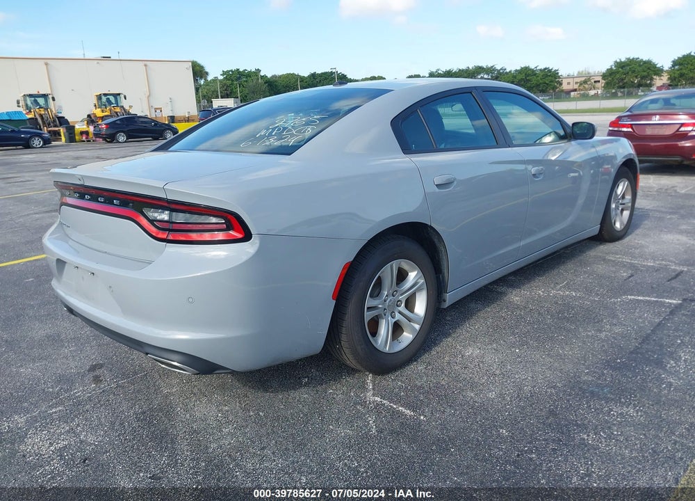 2022 DODGE CHARGER SXT RWD VIN: 2C3CDXBG4NH182765