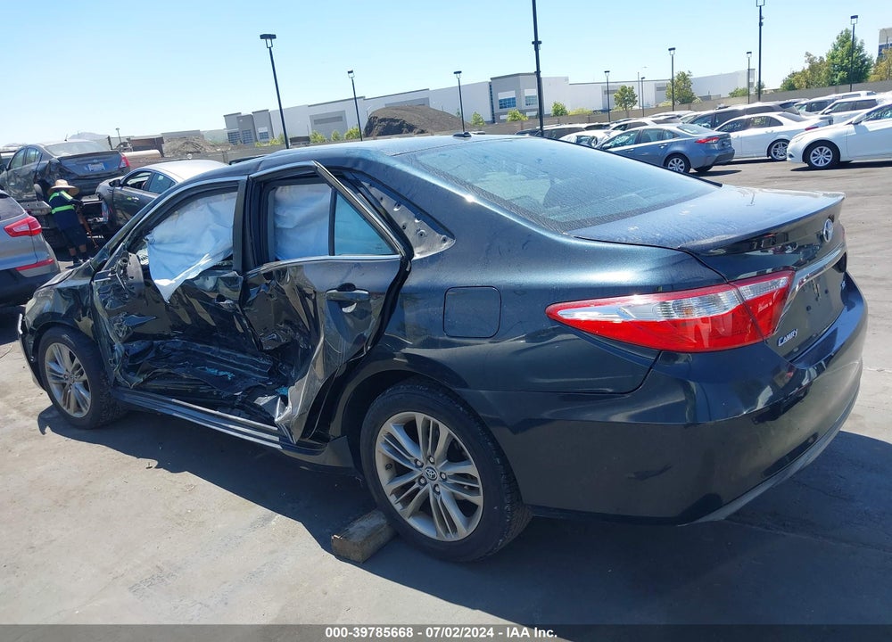 2016 TOYOTA CAMRY SE VIN: 4T1BF1FK9GU525269