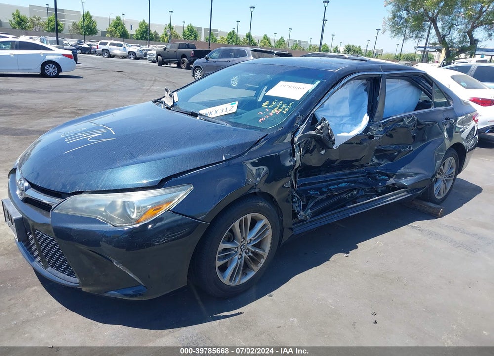 2016 TOYOTA CAMRY SE VIN: 4T1BF1FK9GU525269