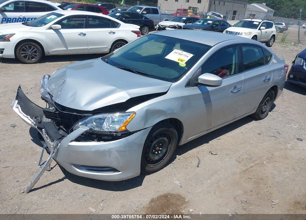 2014 NISSAN SENTRA S VIN: 3N1AB7AP1EY218628