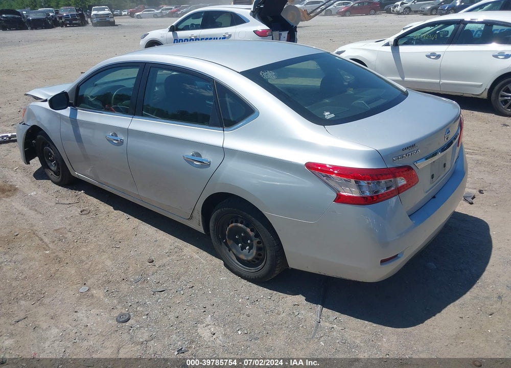 2014 NISSAN SENTRA S VIN: 3N1AB7AP1EY218628