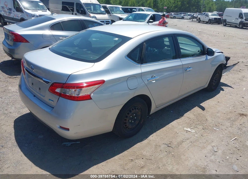 2014 NISSAN SENTRA S VIN: 3N1AB7AP1EY218628