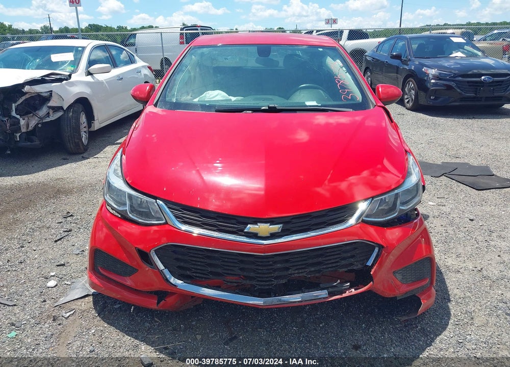 2017 CHEVROLET CRUZE LS AUTO VIN: 1G1BC5SM8H7262292