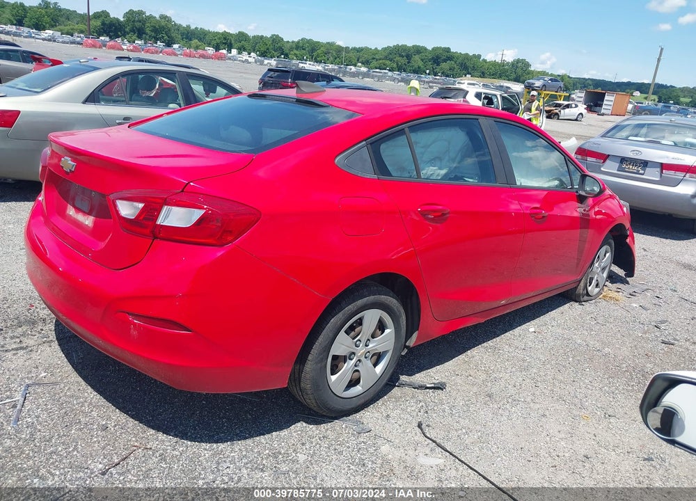 2017 CHEVROLET CRUZE LS AUTO VIN: 1G1BC5SM8H7262292