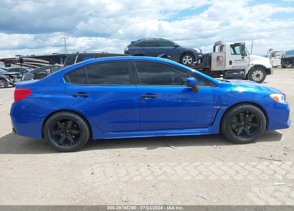 2018 SUBARU WRX PREMIUM VIN: JF1VA1C61J8806026
