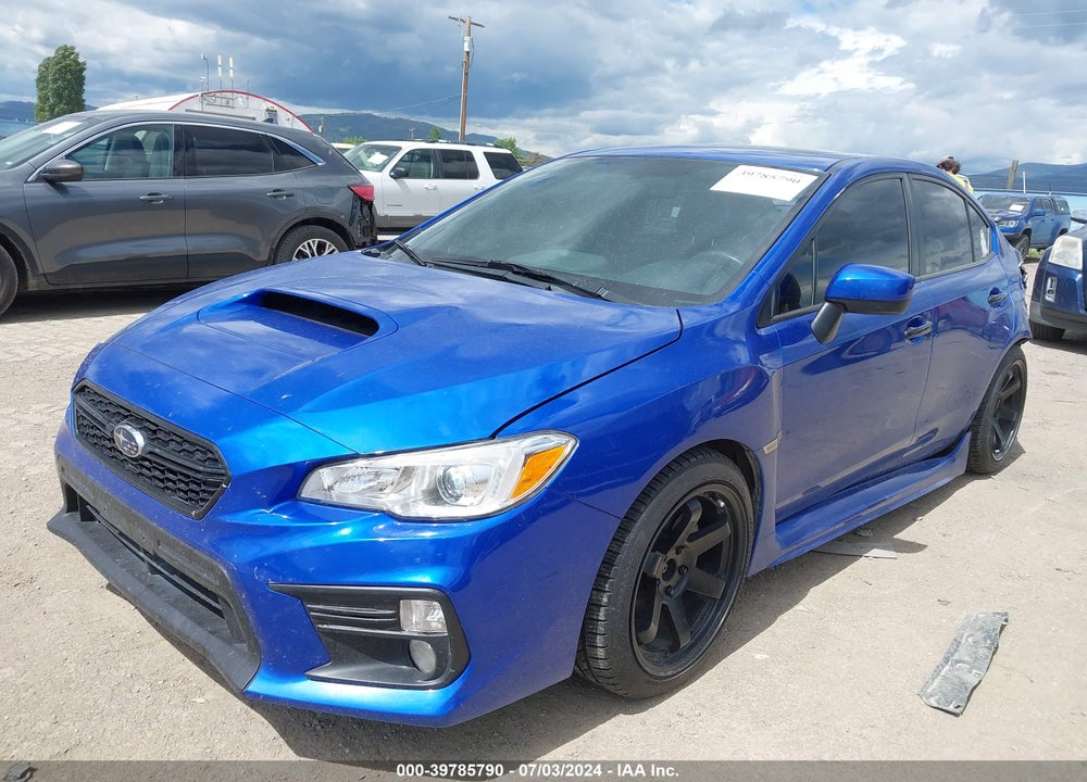 2018 SUBARU WRX PREMIUM VIN: JF1VA1C61J8806026