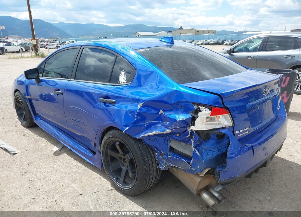 2018 SUBARU WRX PREMIUM VIN: JF1VA1C61J8806026