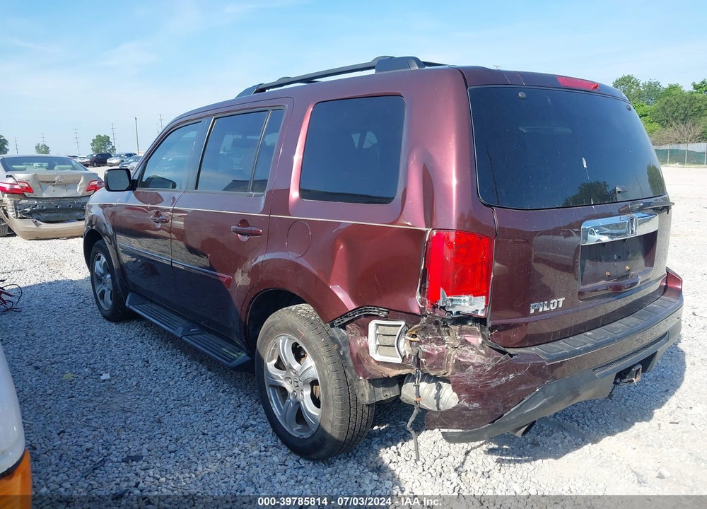 2013 HONDA PILOT EX-L VIN: 5FNYF3H58DB028056