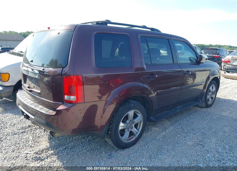 2013 HONDA PILOT EX-L VIN: 5FNYF3H58DB028056