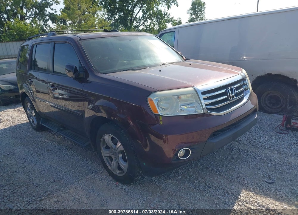 2013 HONDA PILOT EX-L VIN: 5FNYF3H58DB028056