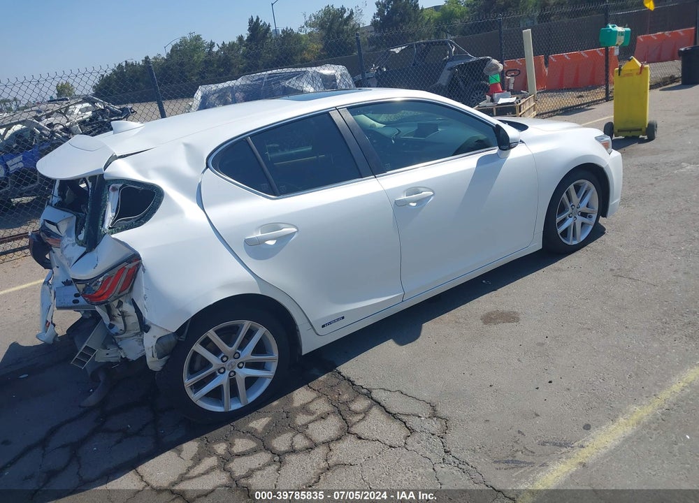 2014 LEXUS CT 200H VIN: JTHKD5BH2E2194618