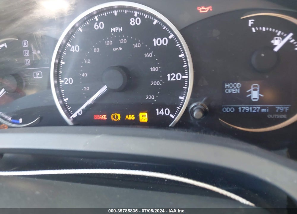 2014 LEXUS CT 200H VIN: JTHKD5BH2E2194618