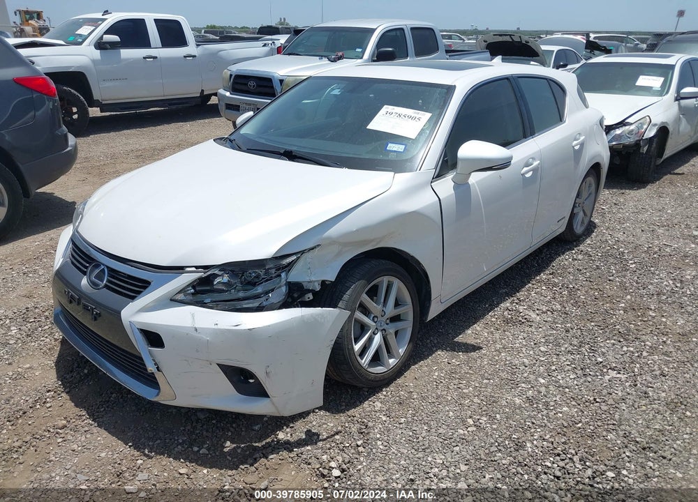2017 LEXUS CT 200H VIN: JTHKD5BH2H2294111