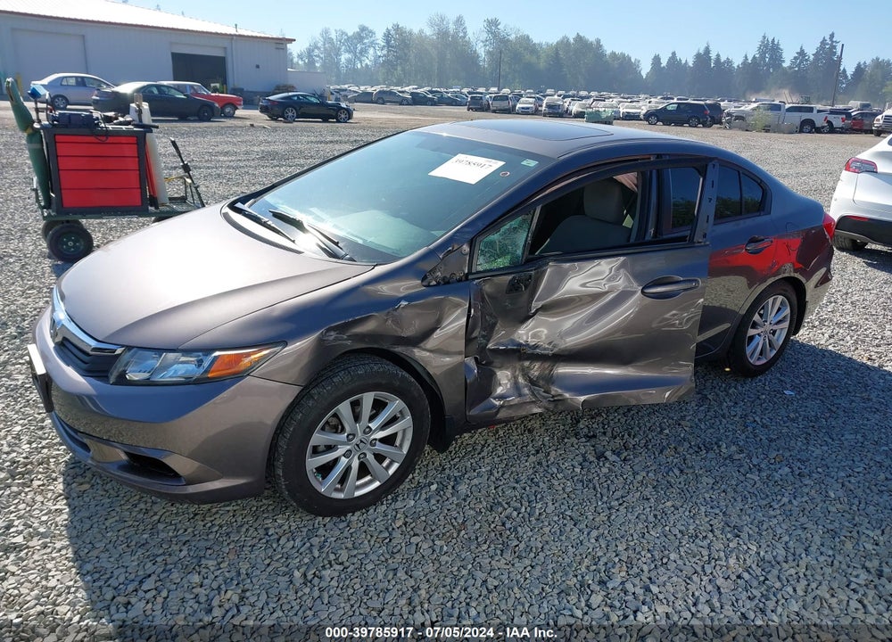 2012 HONDA CIVIC EX VIN: 19XFB2F86CE354940