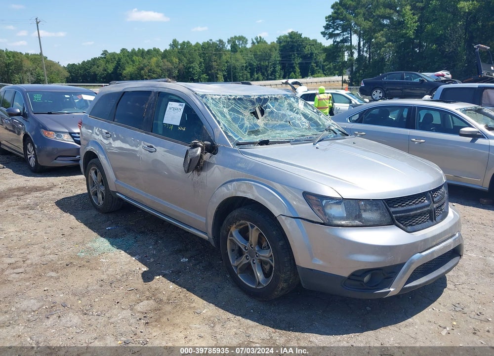 2018 DODGE JOURNEY CROSSROAD VIN: 3C4PDCGG6JT215975
