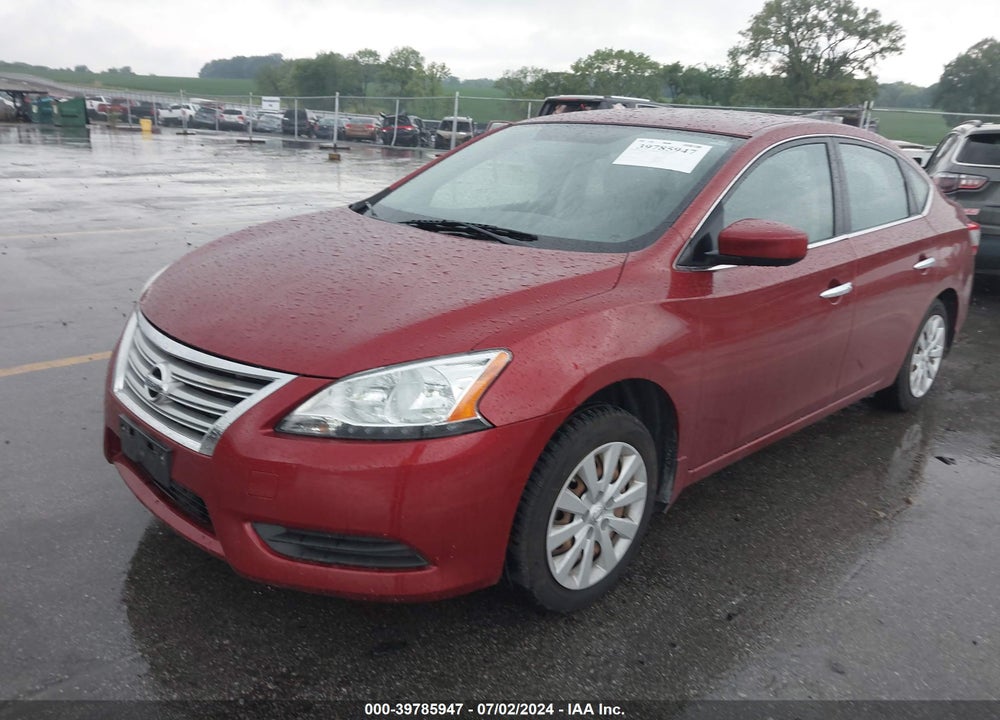 2015 NISSAN SENTRA SV VIN: 3N1AB7APXFY315716
