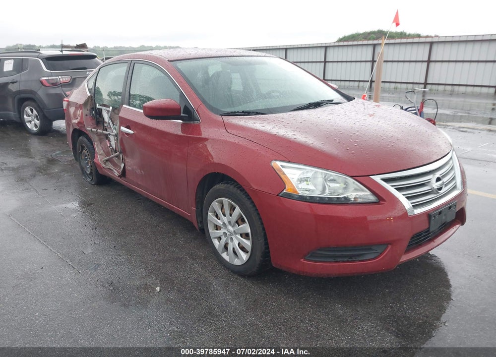 2015 NISSAN SENTRA SV VIN: 3N1AB7APXFY315716