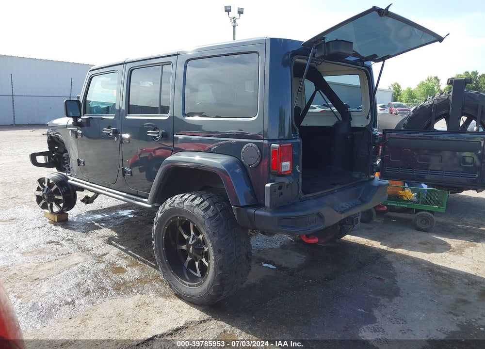 2017 JEEP WRANGLER UNLIMITED RUBICON HARD ROCK 4X4 VIN: 1C4BJWFG8HL552515