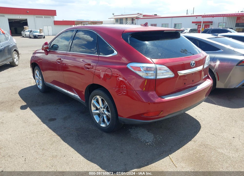 2012 LEXUS RX 450H VIN: JTJZB1BA7C2006364