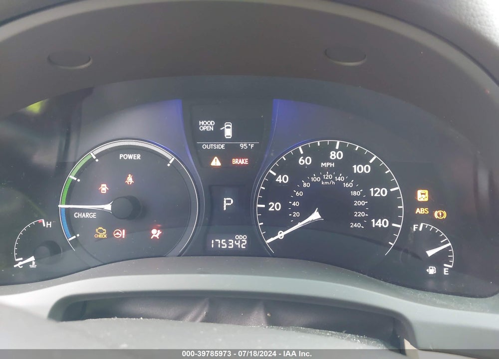 2012 LEXUS RX 450H VIN: JTJZB1BA7C2006364