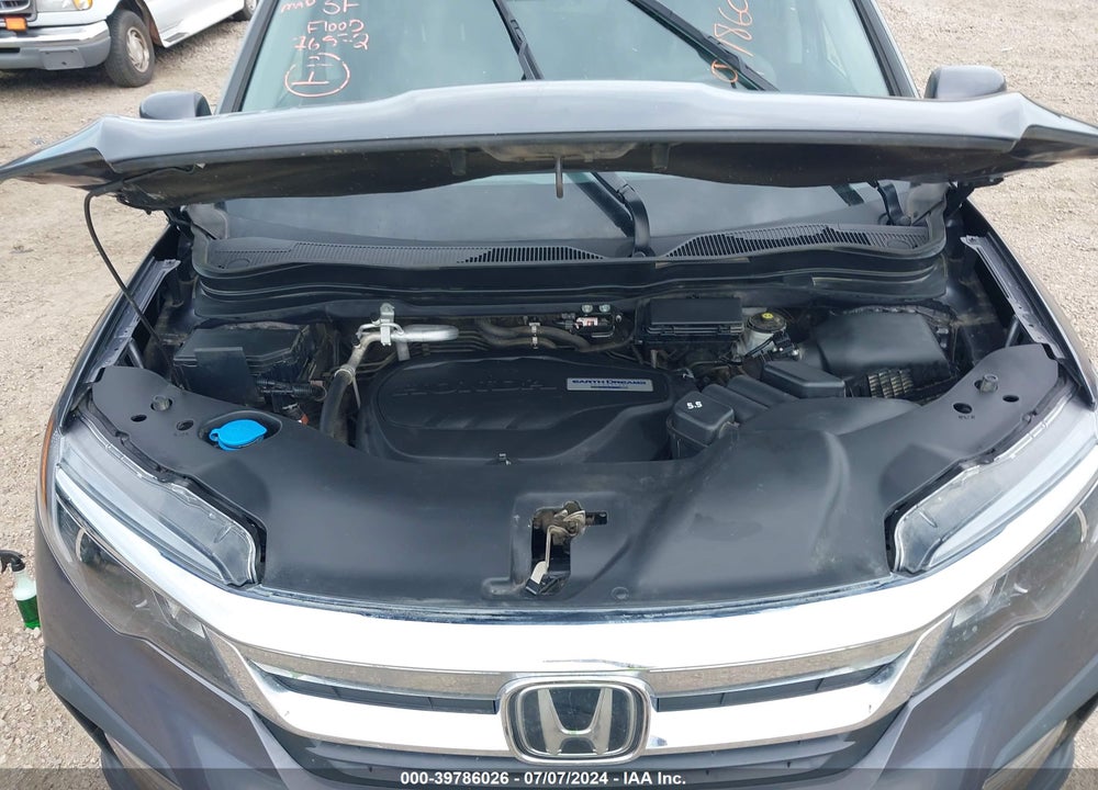 2019 HONDA PILOT EX-L VIN: 5FNYF6H56KB099139