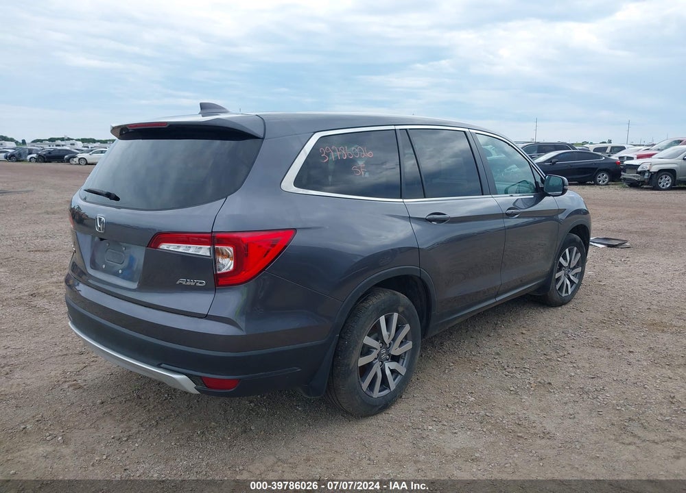 2019 HONDA PILOT EX-L VIN: 5FNYF6H56KB099139