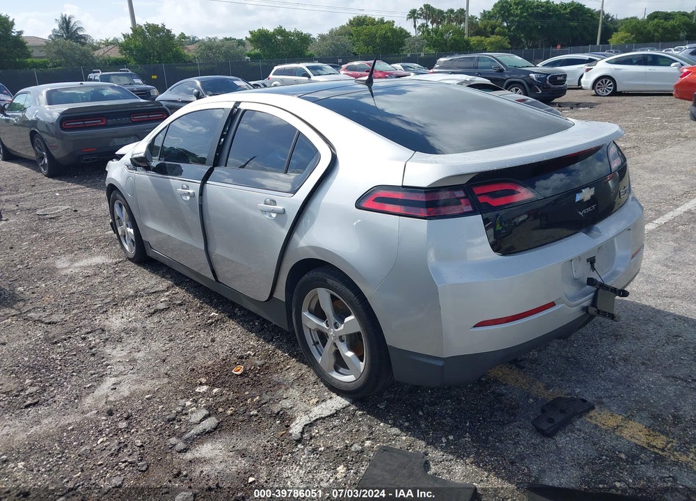 2012 CHEVROLET VOLT VIN: 1G1RA6E44CU127889
