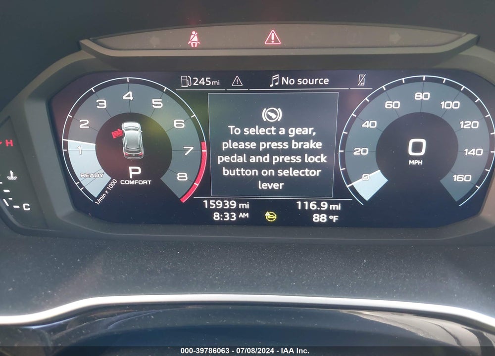 2022 AUDI Q3 PREMIUM 45 TFSI S LINE QUATTRO TIPTRONIC VIN: WA1DECF38N1085915