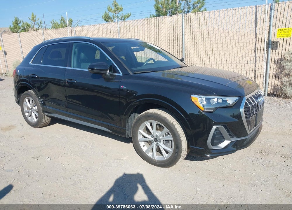 2022 AUDI Q3 PREMIUM 45 TFSI S LINE QUATTRO TIPTRONIC VIN: WA1DECF38N1085915