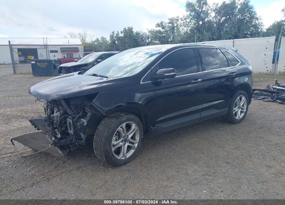 2018 FORD EDGE TITANIUM VIN: 2FMPK4K87JBC15213