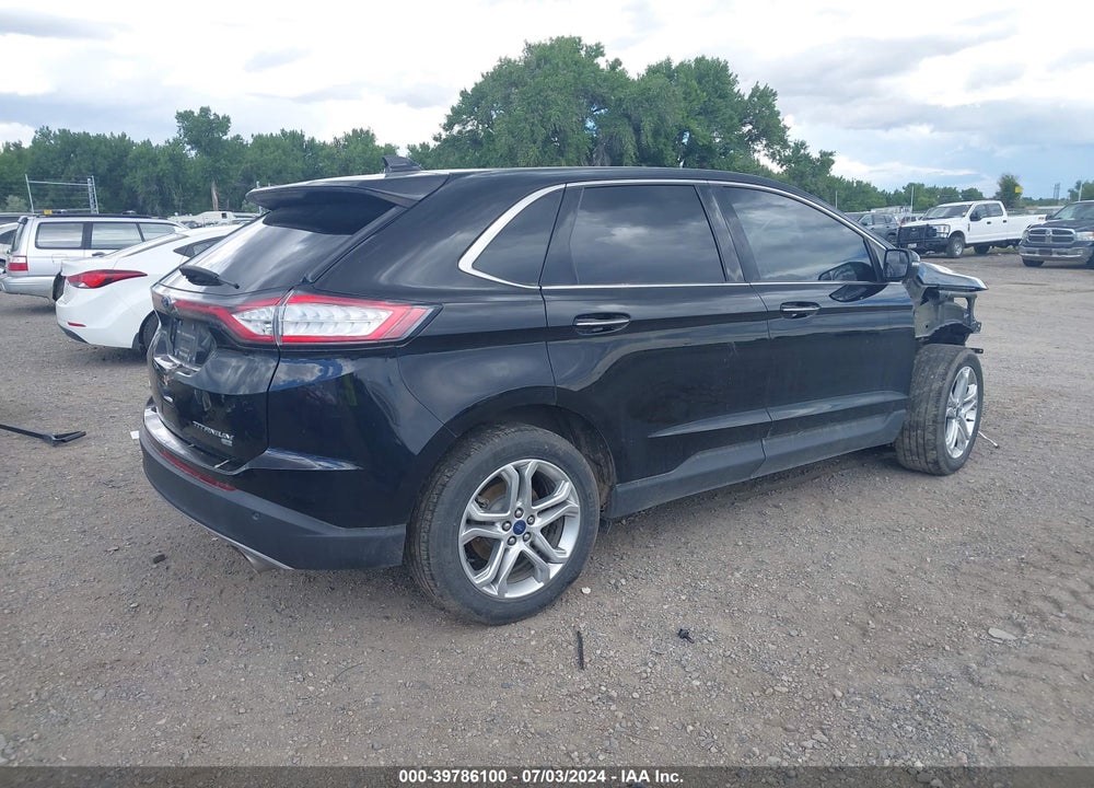 2018 FORD EDGE TITANIUM VIN: 2FMPK4K87JBC15213
