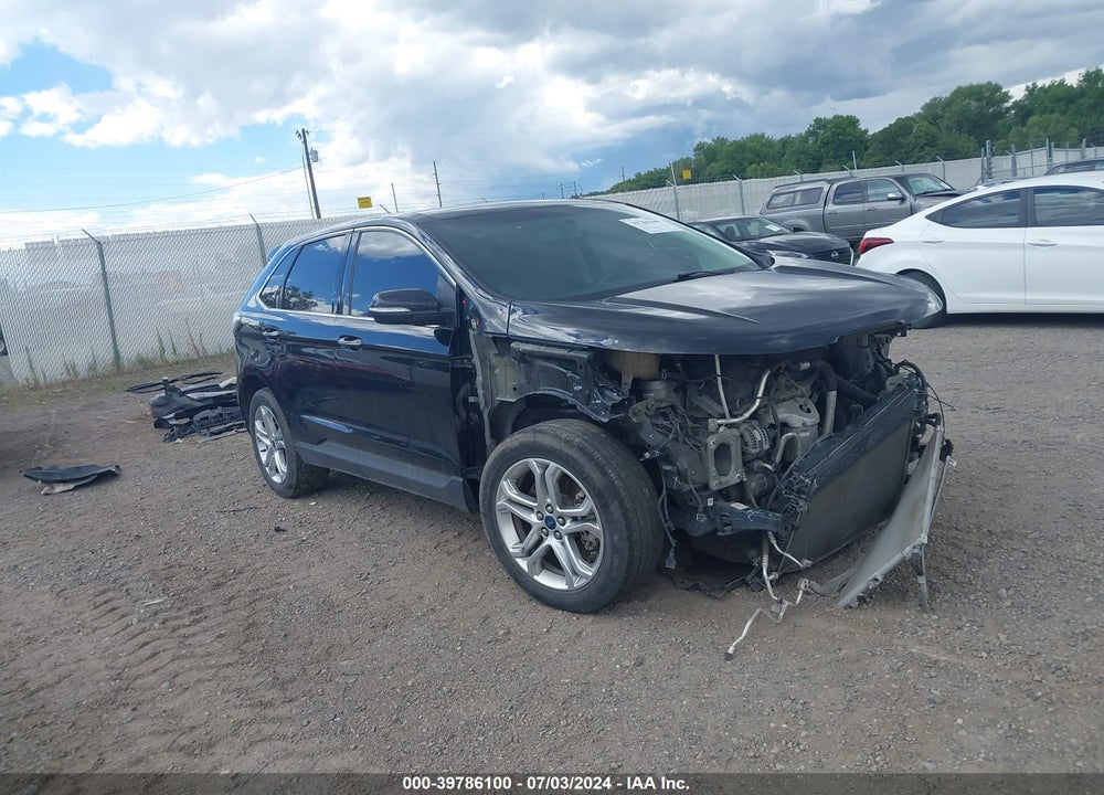 2018 FORD EDGE TITANIUM VIN: 2FMPK4K87JBC15213