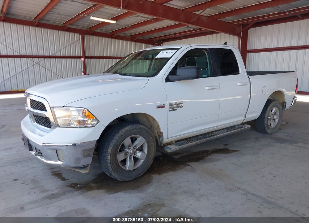 2020 RAM 1500 CLASSIC SLT QUAD CAB 4X4 6'4 BOX VIN: 1C6RR7GTXLS114836