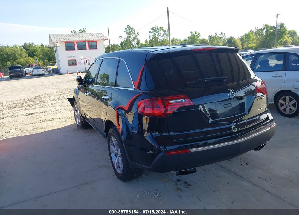2013 ACURA MDX TECHNOLOGY PACKAGE VIN: 2HNYD2H39DH507735